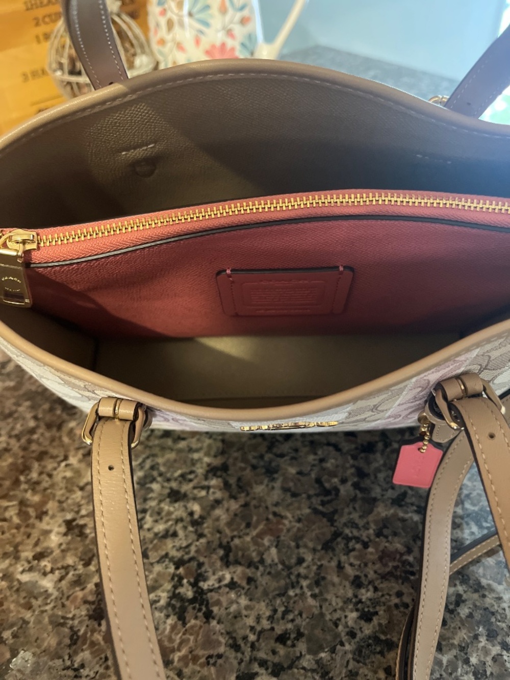 Coach Mollie 25 Signature Tote - Picture 5 of 8